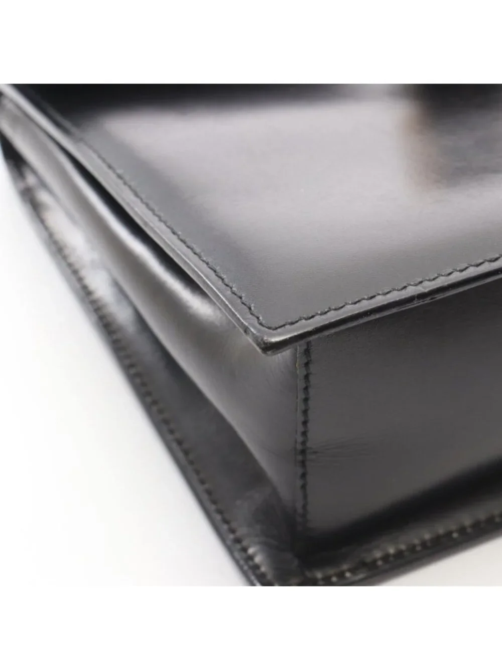 Gucci Handbag 000 46 Black Leather Top Handle - Picture 9 of 11